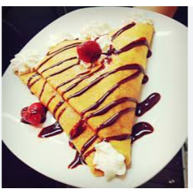 Crepa Nutella/Philadelphia y Fresas