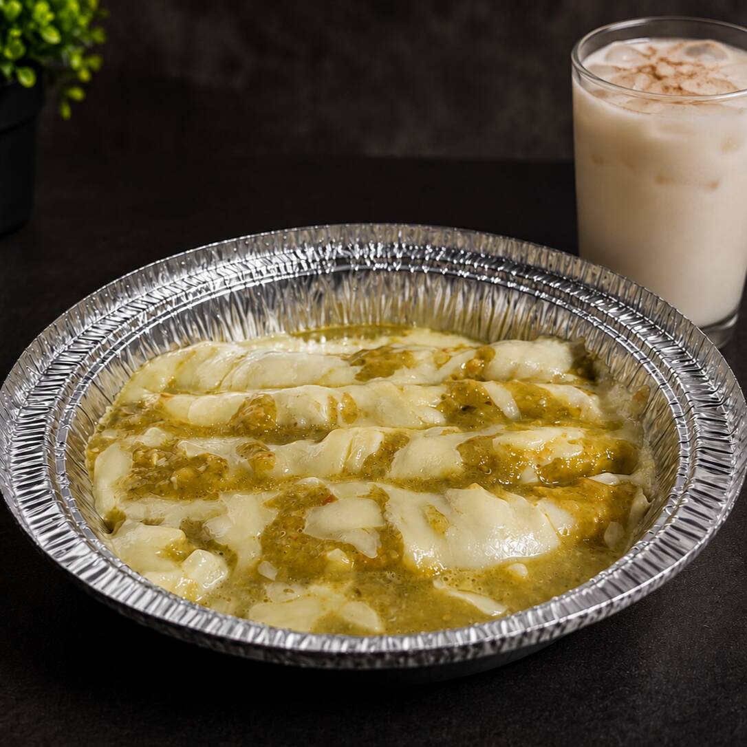 Enchiladas y horchata
