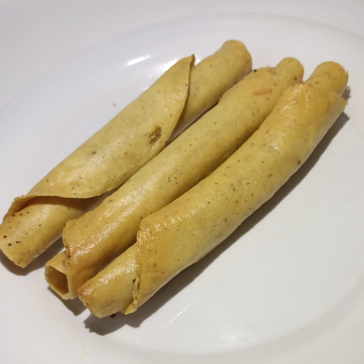 Tacos Dorados de Papa (solos 3pz)