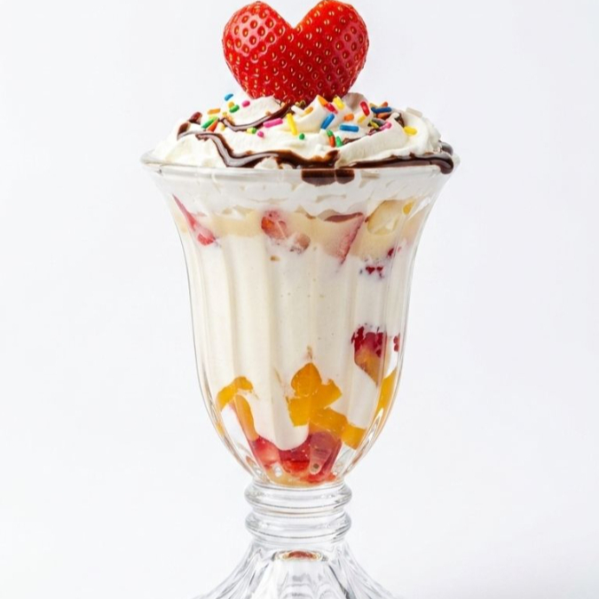 FRUTA CON CREMA