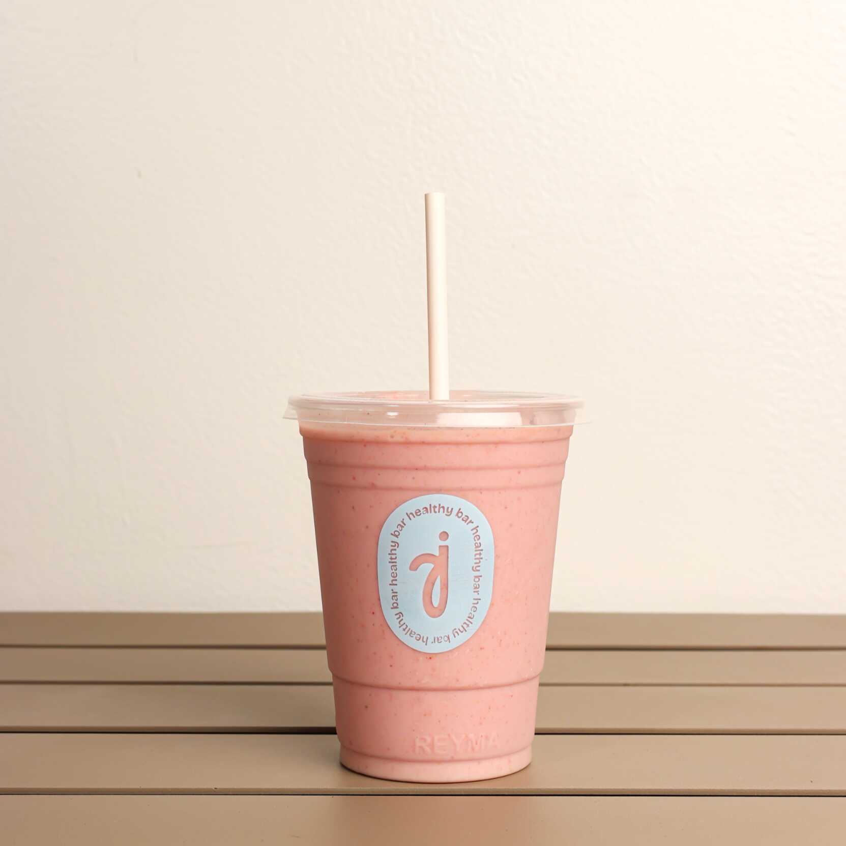 Licuado de Plátano-Fresa