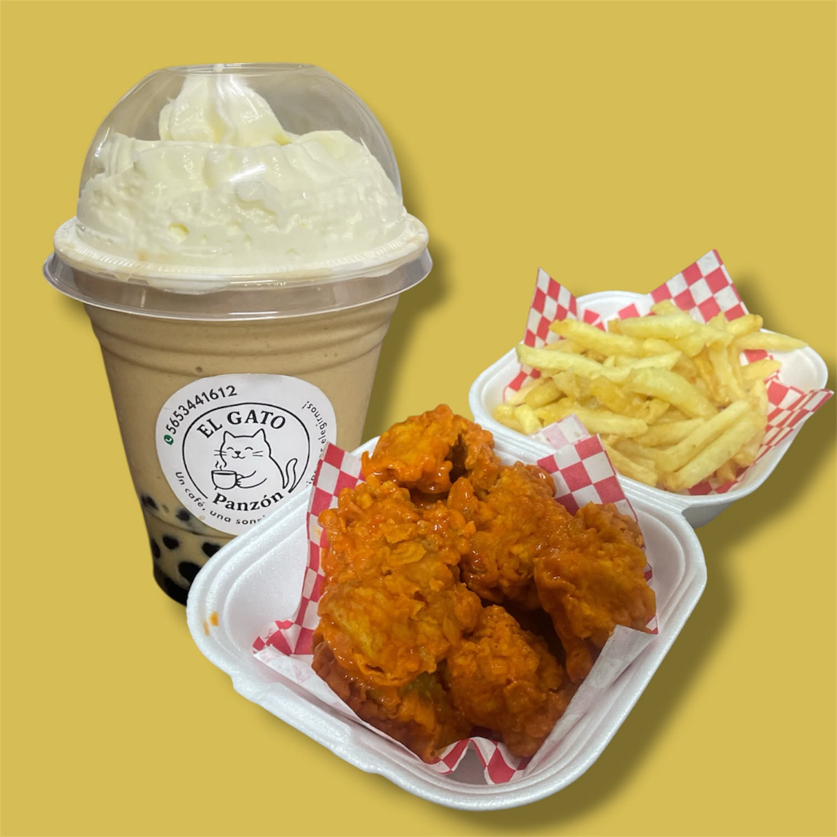 Boneless y Frappe de Chocolate
