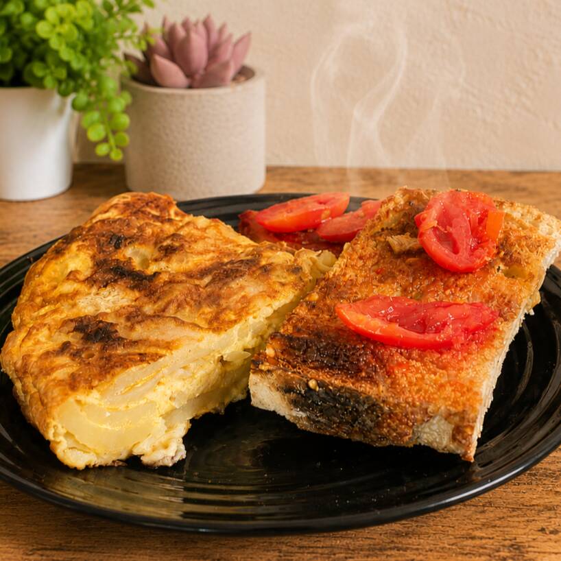 Tortilla de Patata + Pan Tumaquet - Rebanada
