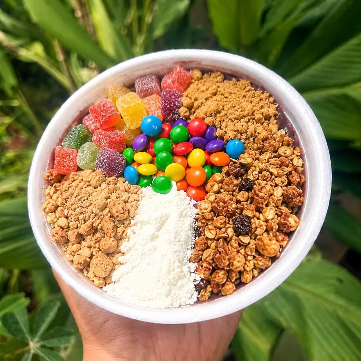 açai no pote 200ml + 3 Complementos + CALDA