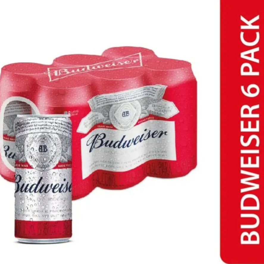 Budweiser lata Sixpack
