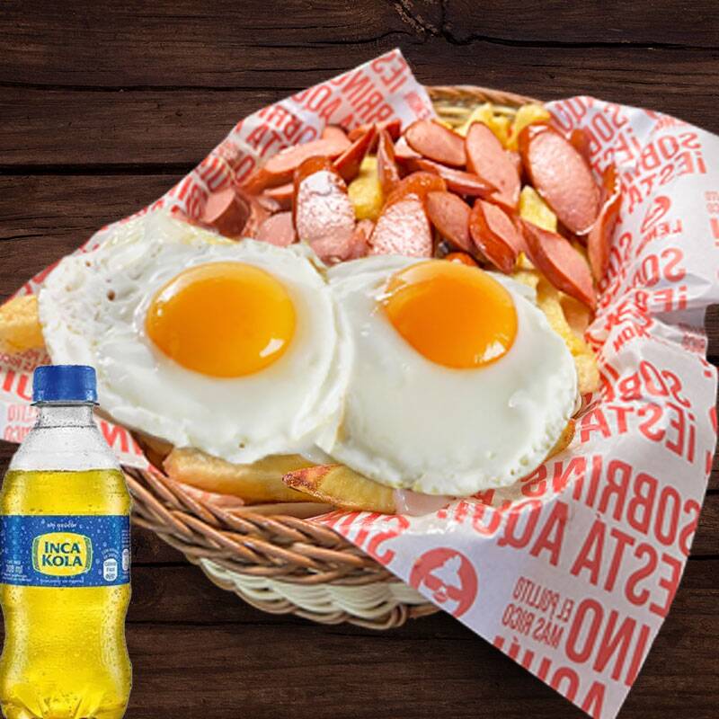 Salchipapa Especial + Gaseosa Personal
