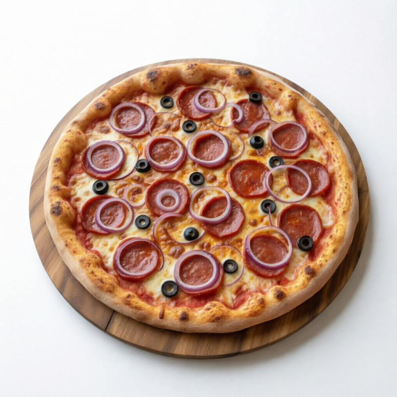 Pizza Calabresa e cebola