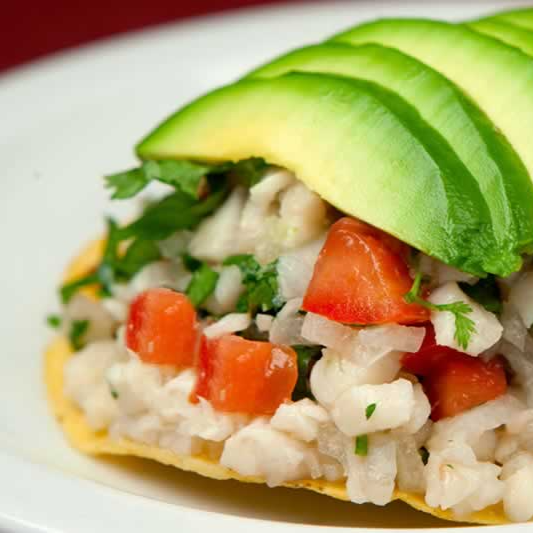 Tostada de Ceviche