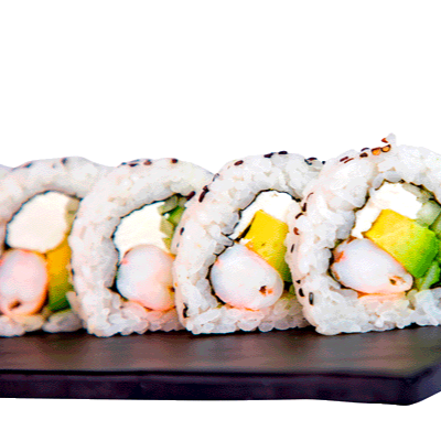 CALIFORNIA DE CAMARÓN SUSHI