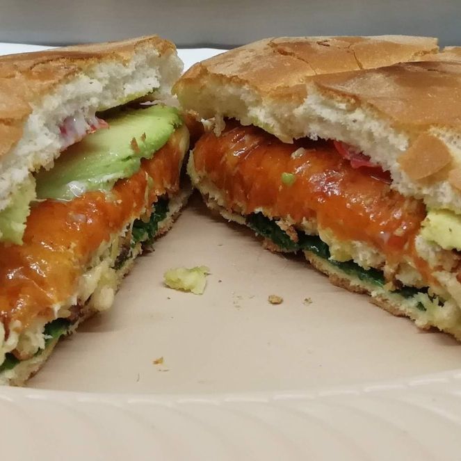 combo torta de jamón de pavo+agua
