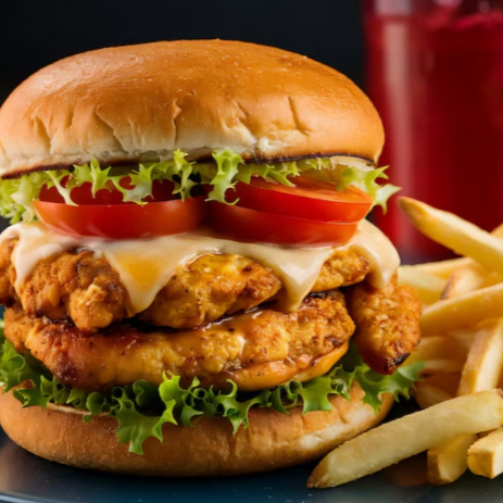Hamburguesa Colburger Doble Pollo+Papas+Gaseosa