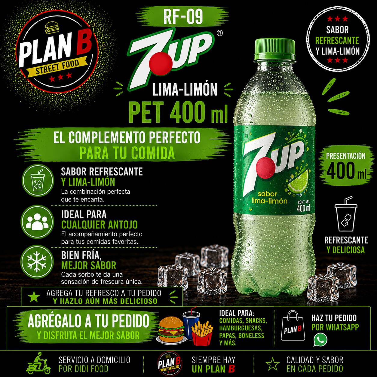 7UP Lima-Limón 400 ml