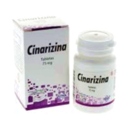 Cinarizina 75 Mg Frasco Con 60 Tabletas Ultra Labo