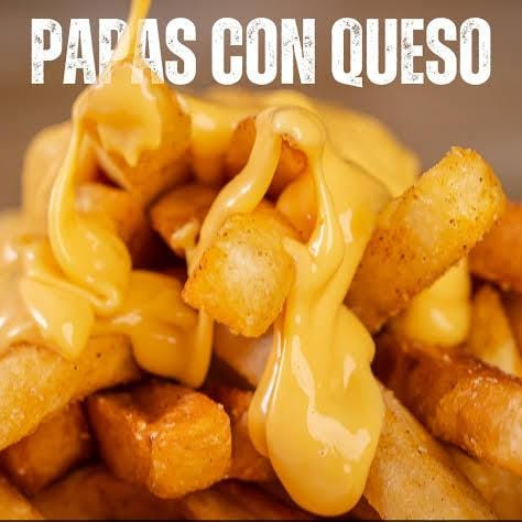 Papas con Queso 200g (Elige Gajos o Francesa)