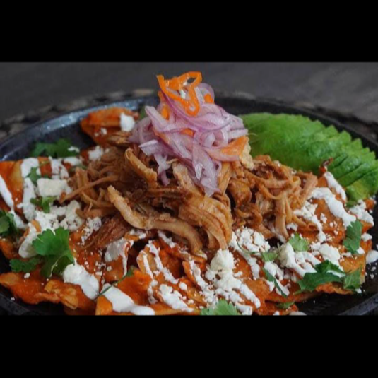 Chilaquiles Rojos De Cochinita Pibil