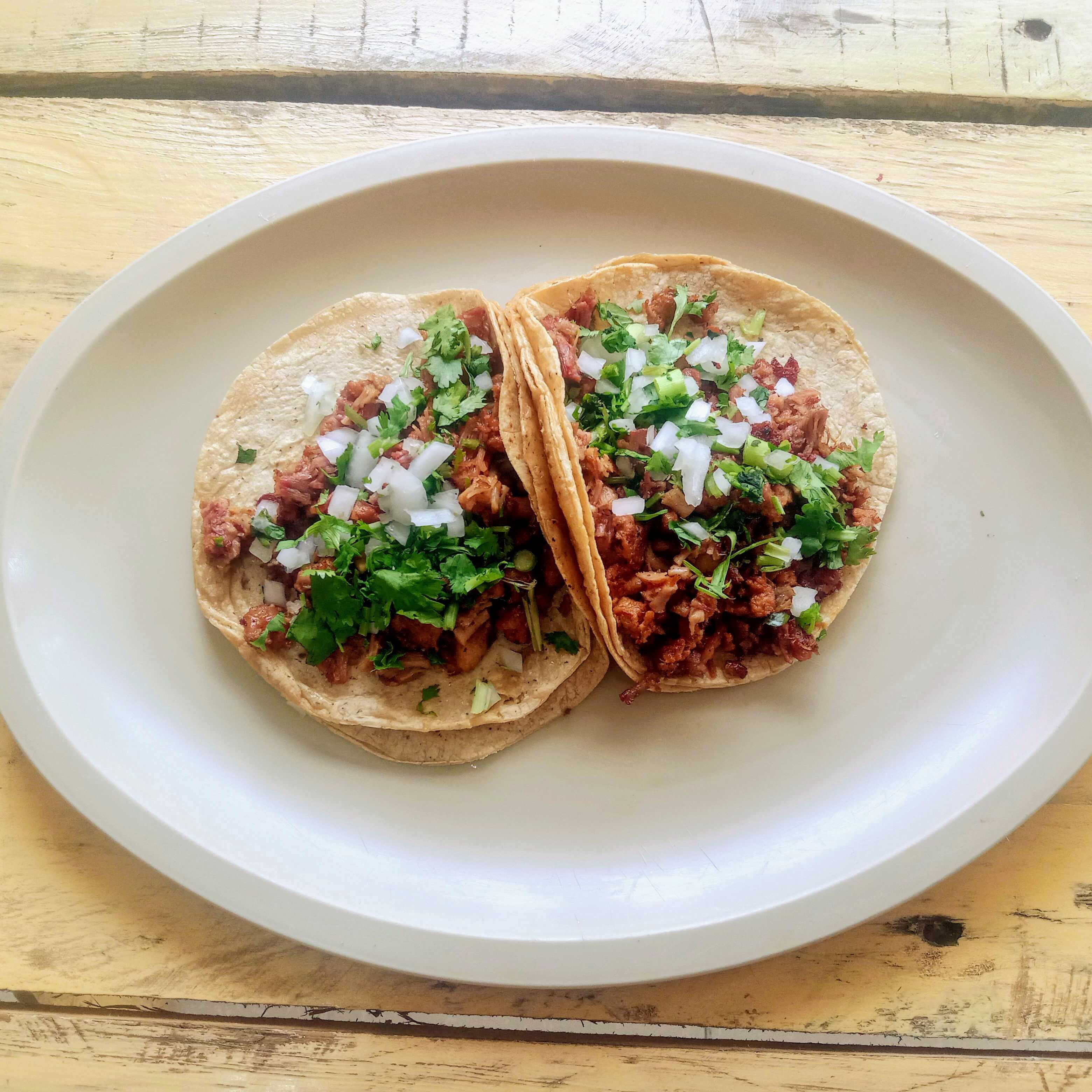 Taco de Carne Enchilada.