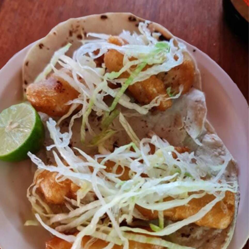 Tacos de camarón estilo ensenada