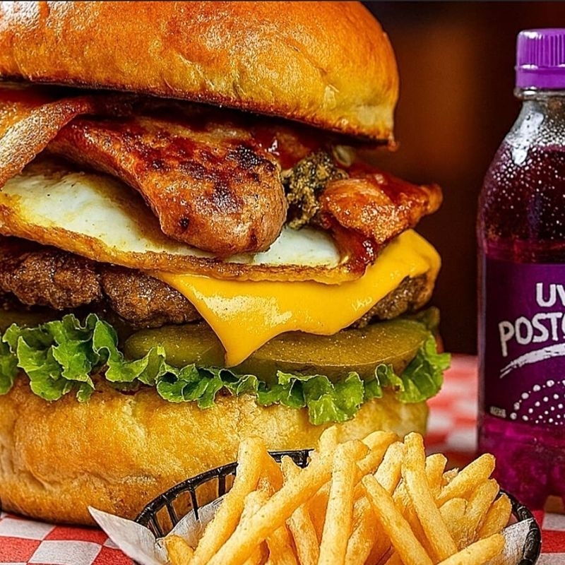Combo de hamburguesa tentación