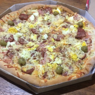 Muçarela, Presunto, Bacon e Ovo