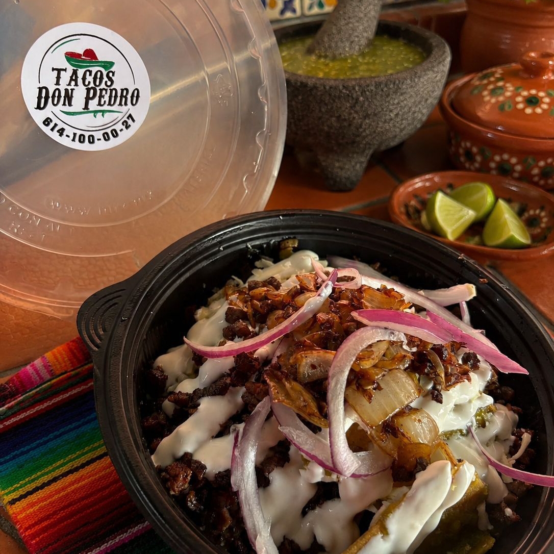Chilaquiles Don Pedro Montados, Huevo Estrellado