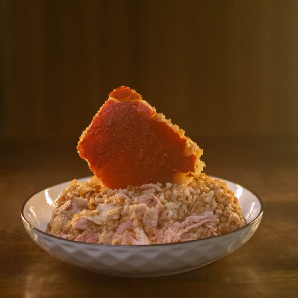 Lechona Personal con Arepa