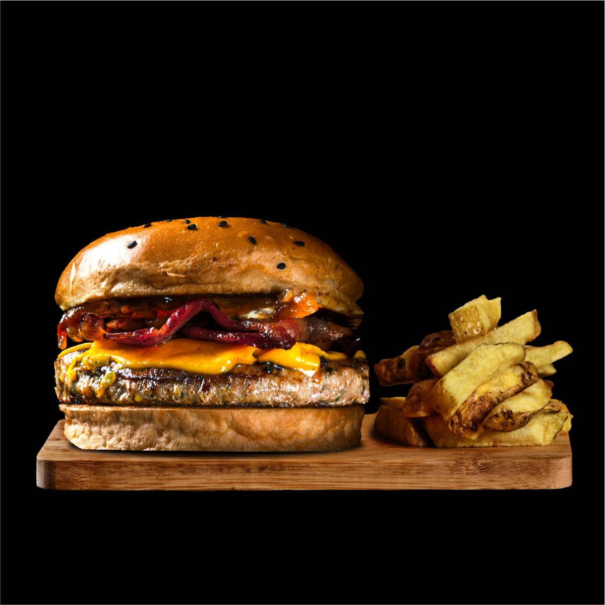 Smoky Bacon BBQ + papas