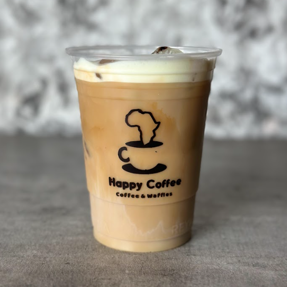 Ice latte banana cream