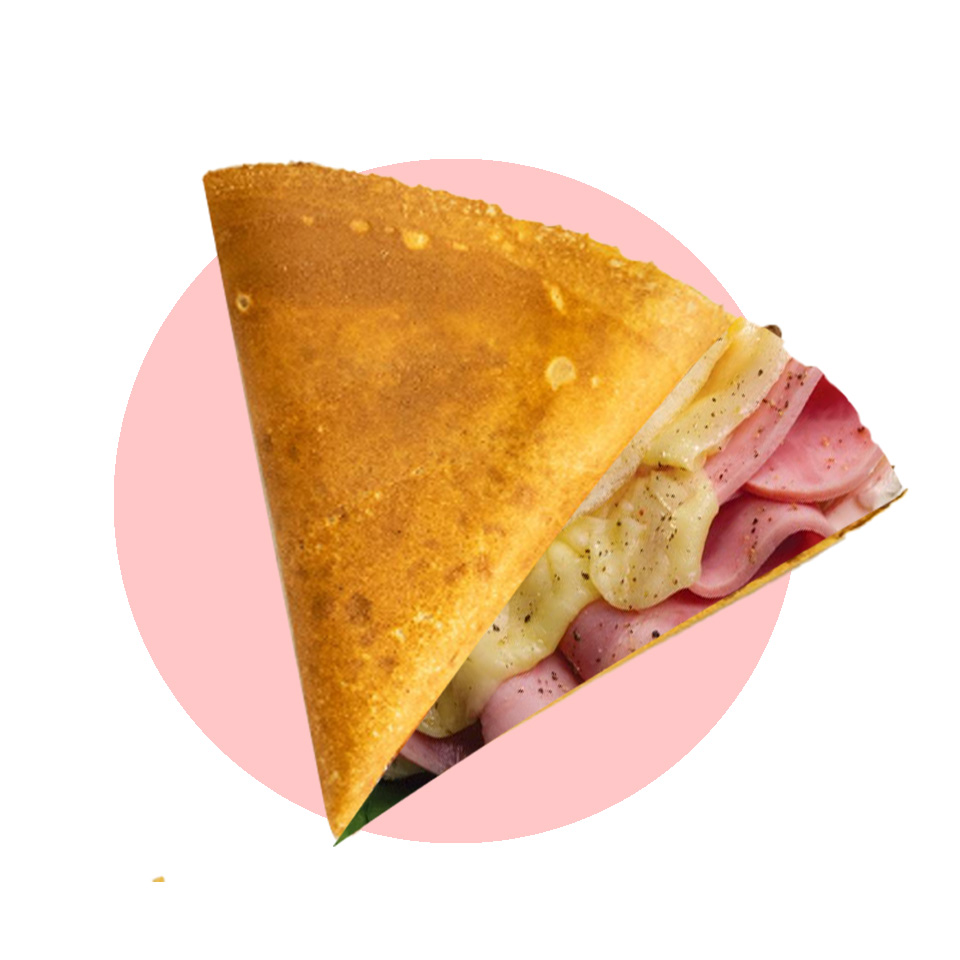 Crepa Jamón con Manchego