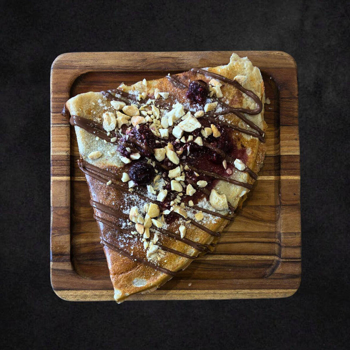 CREPA DE NUTELLA FRUTOS ROJOS