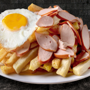 Salchipapas Royal