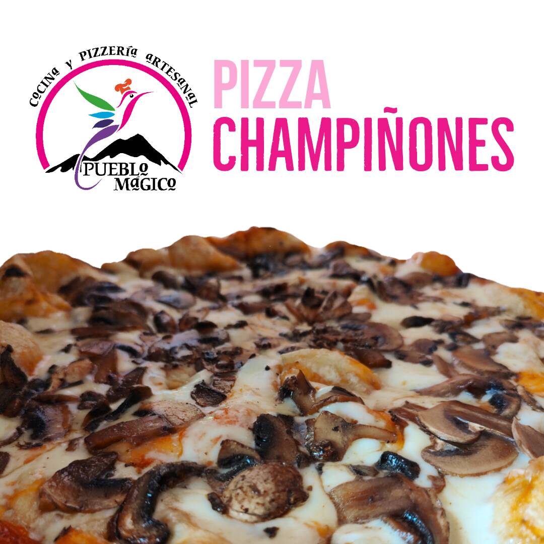 Pizza de Champiñones
