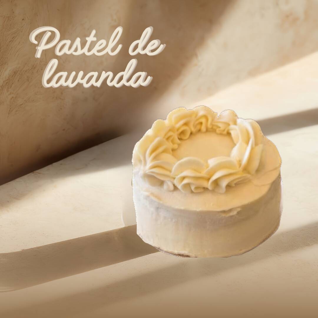 Pastel individual de lavanda