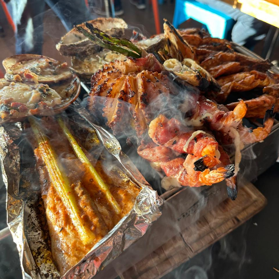 Parrillada de Mariscos a las Brasas