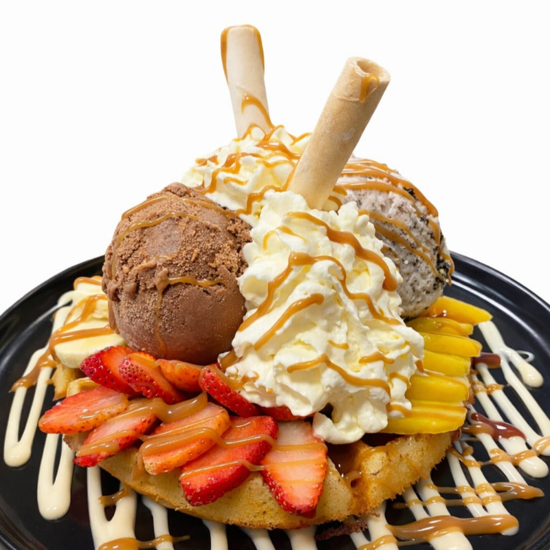 WAFFLE ESPECIAL BIGOTES