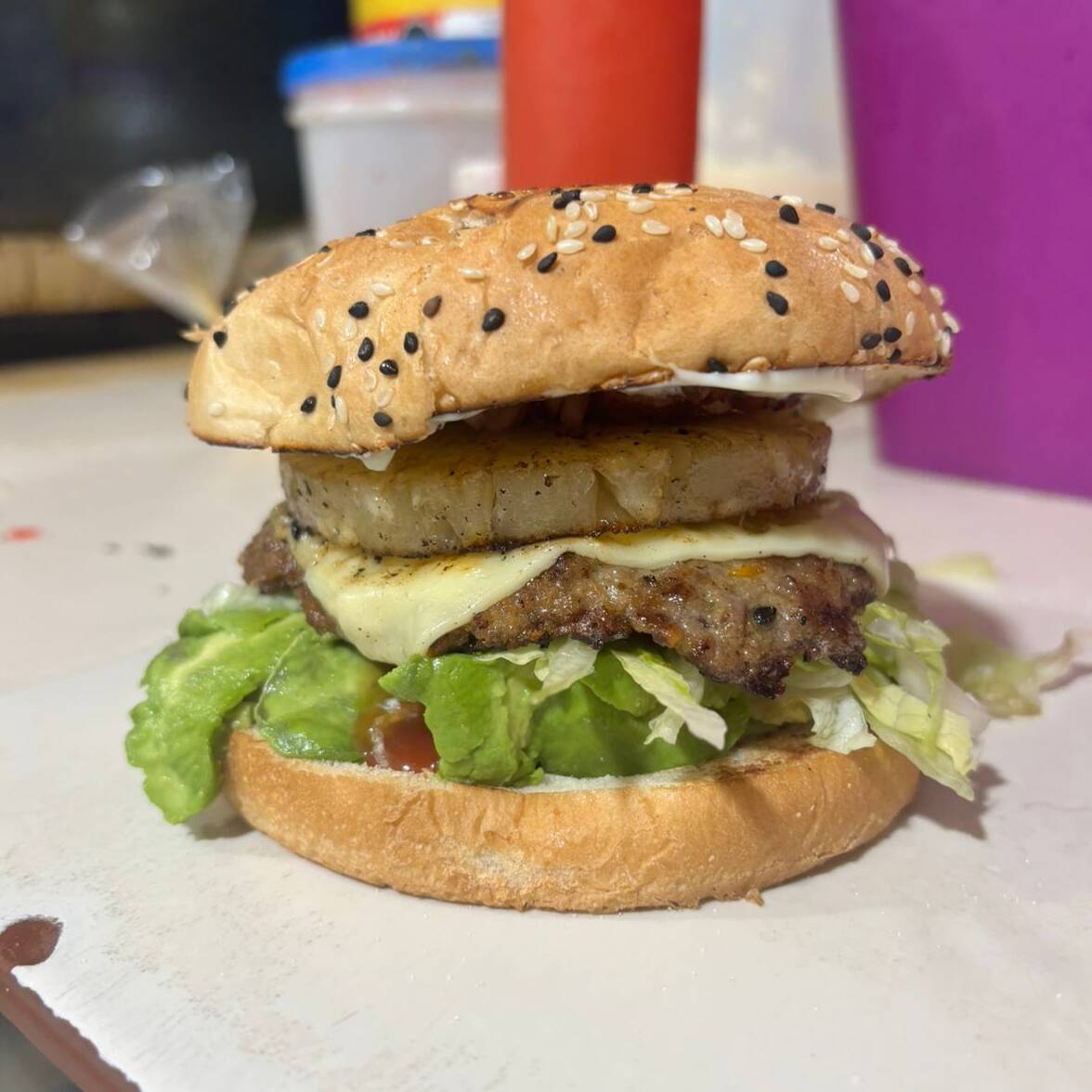 Hamburguesa Hawaiana Especial