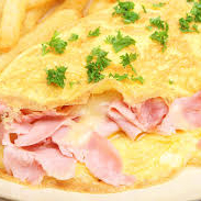 Omelette de Jamón y Queso