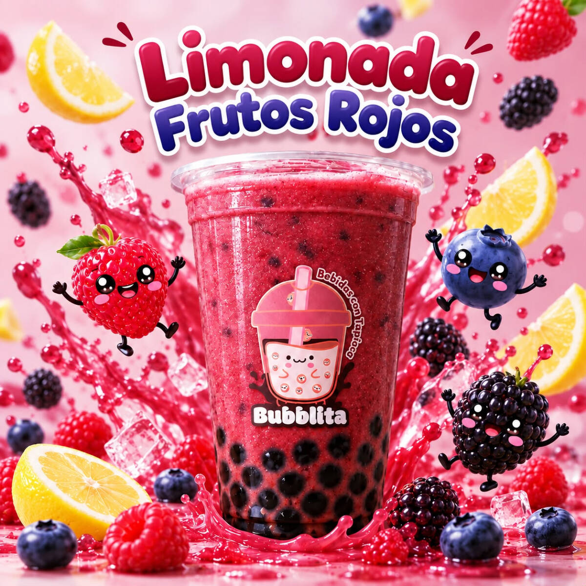 LIMONADA DE FRUTOS ROJOS
