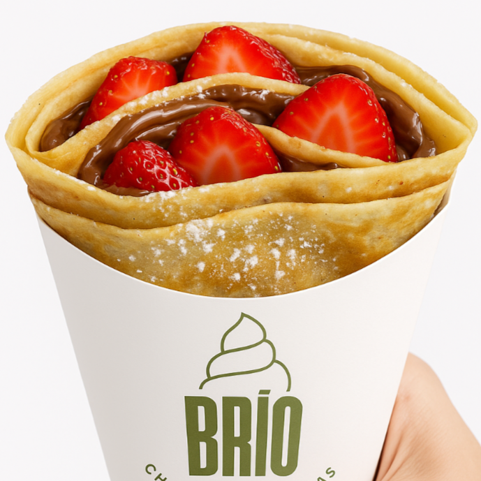 Crepa de Nutella Y Fresa