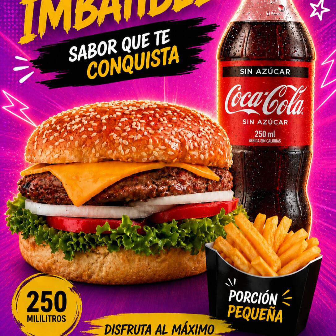 Hamburguesa sencilla Gaseosa GRATIS