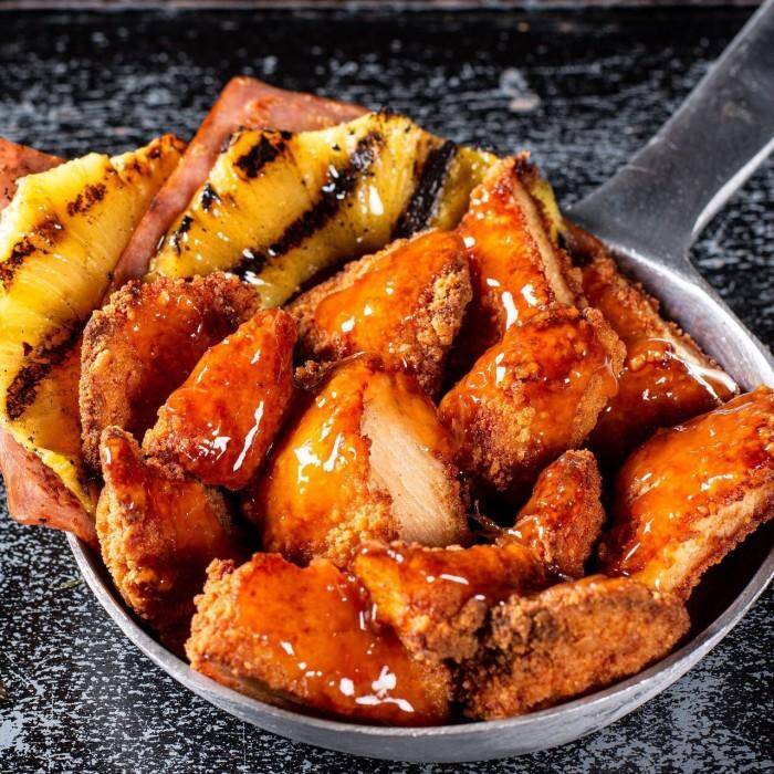 Pedacitos de Pollo Engallado