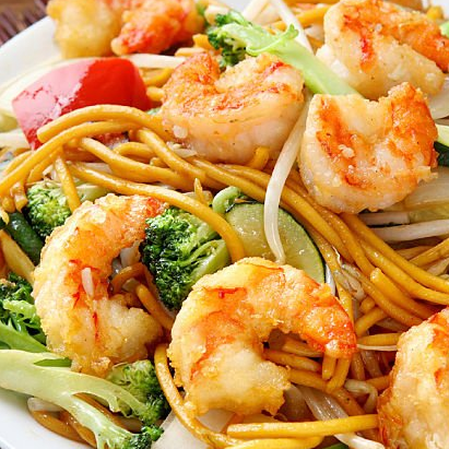 Chow Mein Camarón