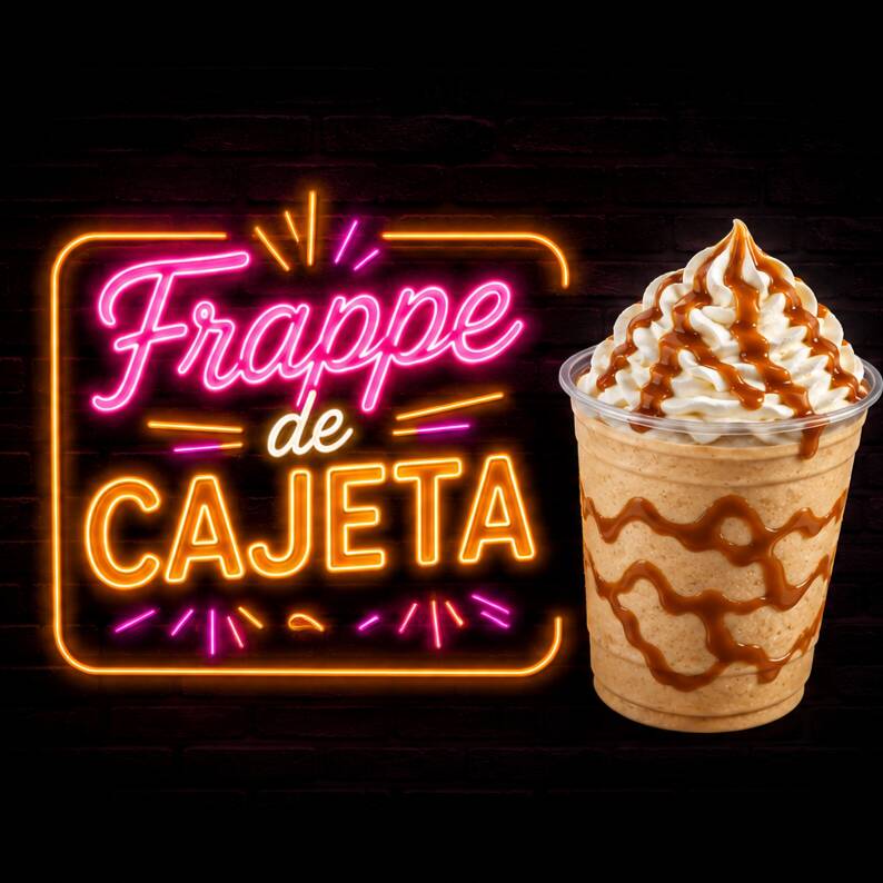 16 oz frappe de cajeta