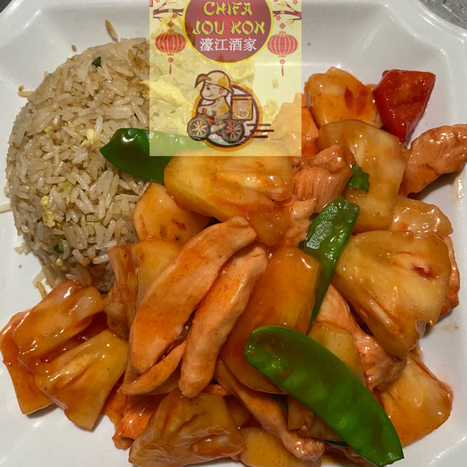 Pollo con Piña