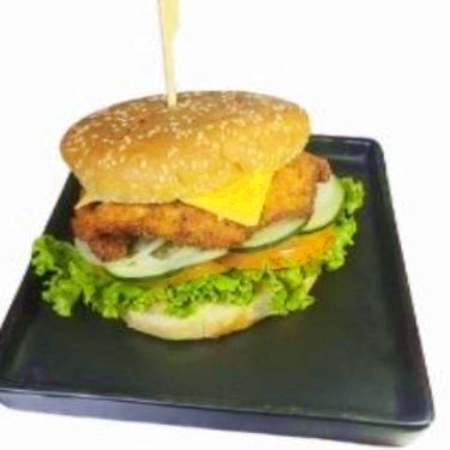 Hamburguesa de Filete de Pollo Empanizado