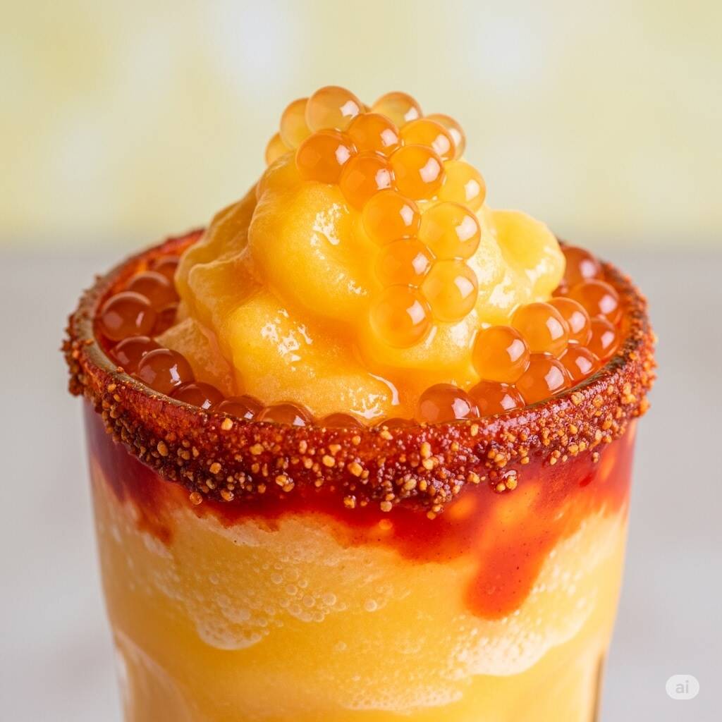 Frappe Mango Chamoy Con Perlas Explosiv💥🤪