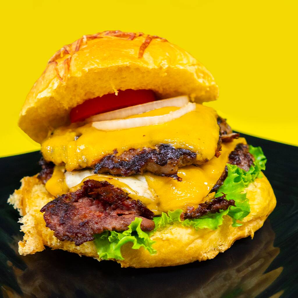 Hamburguesa Doble Carne + Papas