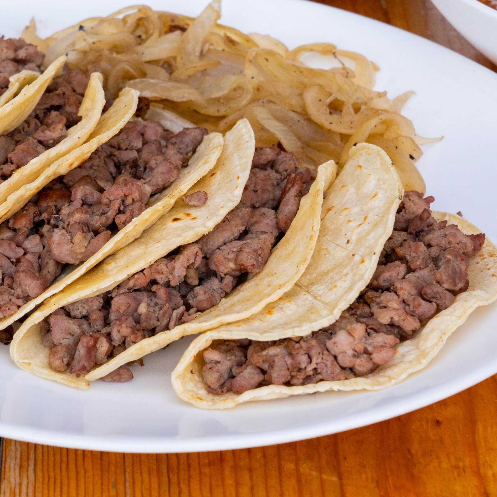 5 Tacos de Sirlon Maiz