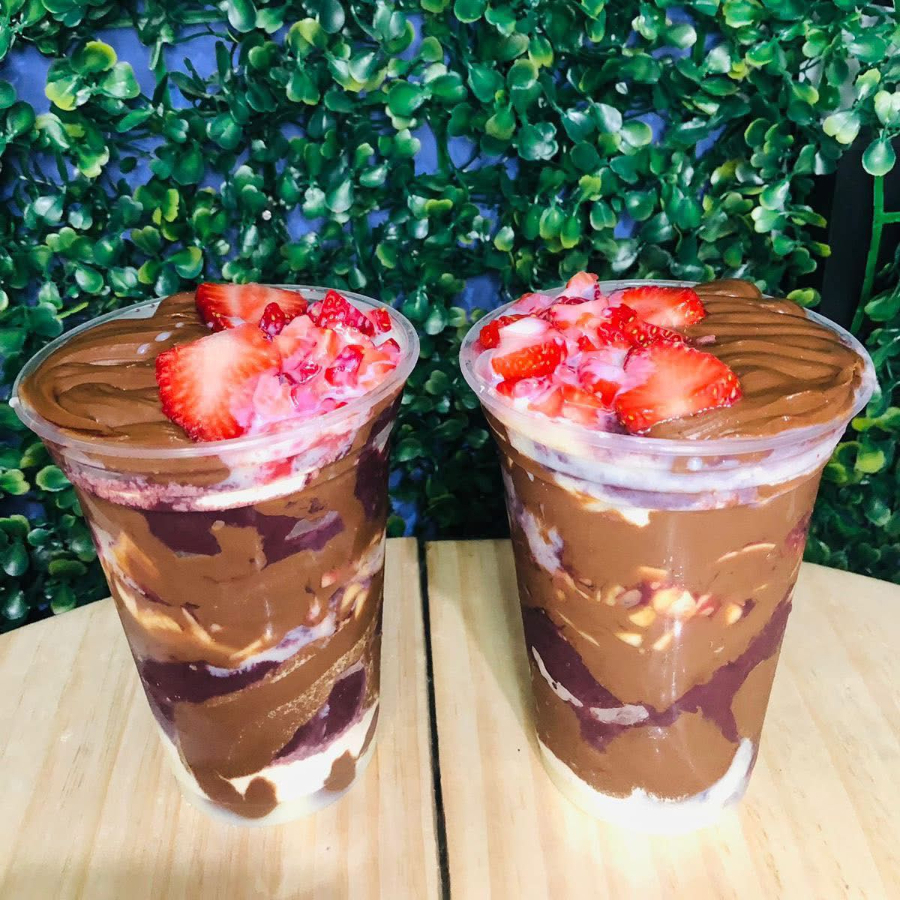 Super promoção de 2 açai no pote de 500 ml cada
