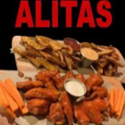 Alitas 10 pz + Papas Fritas y vegetales y aderezo