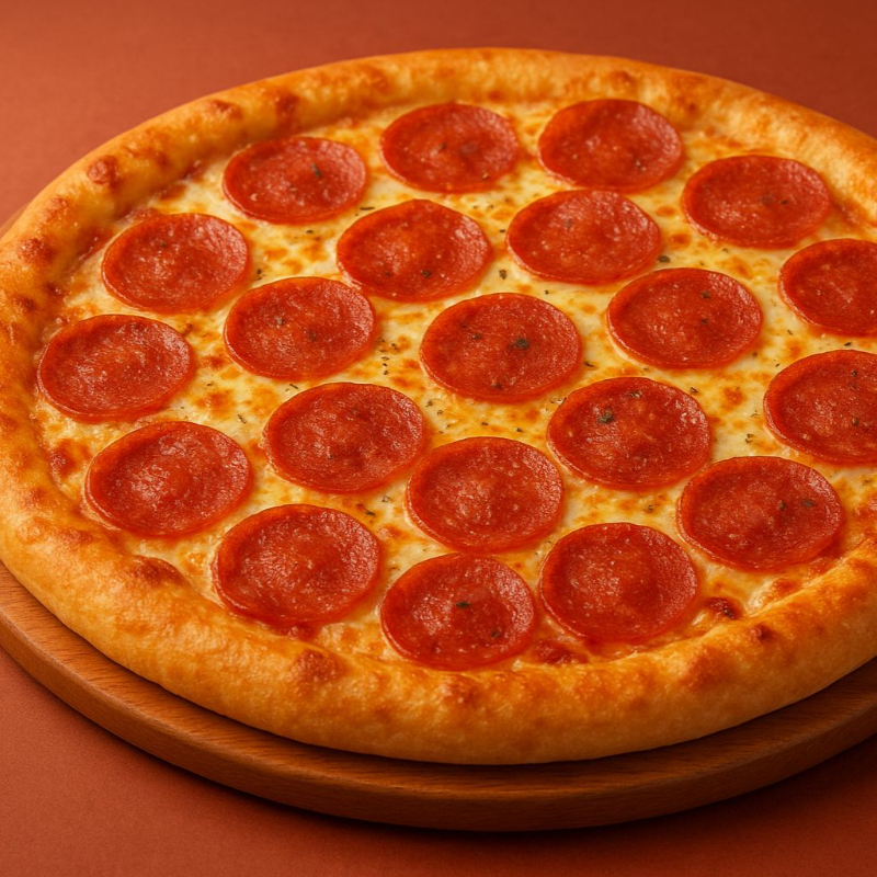 Molho De Tomate, 90g de Mussarela, Orégano, Azeitona, Tomates, Calabreza, Cebolas